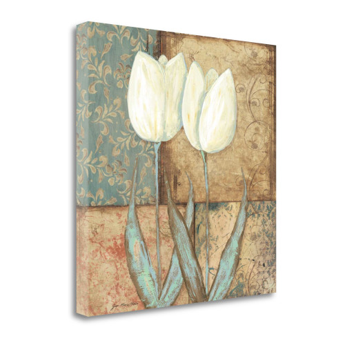 Tulip II Wrapped Canvas Print Living Room Wall Art