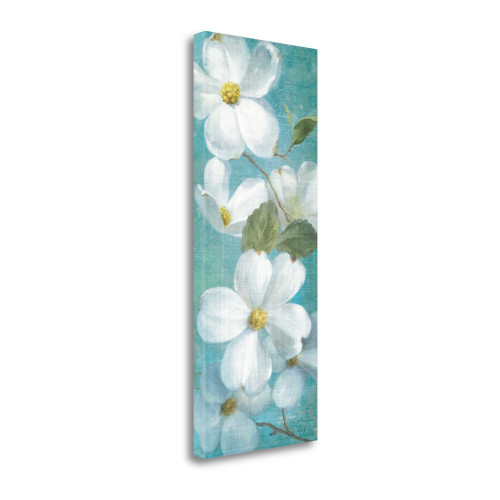 Indiness Blossom Panel VInage I Wrapped Canvas Print Living Room Wall Art