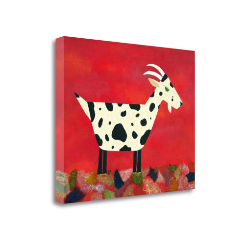 Vincent Van Goat Wrapped Canvas Print Wall Art