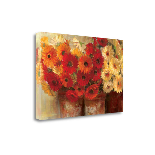 Chelsea Gerberas Wag 4 Wrapped Canvas Print Living Room Wall Art