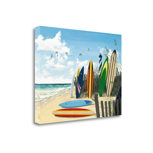 Surf Boards 2 Wrapped Canvas Print Living Room Wall Art