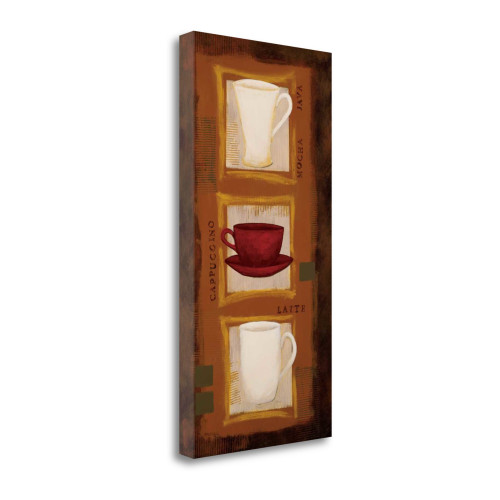 Cafe Jazz 1 Wrapped Canvas Print Wall Art