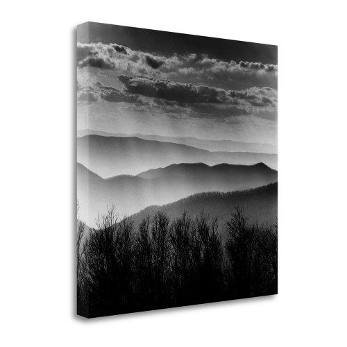Misty Mountains 2 Wrapped Canvas Print Living Room Wall Art