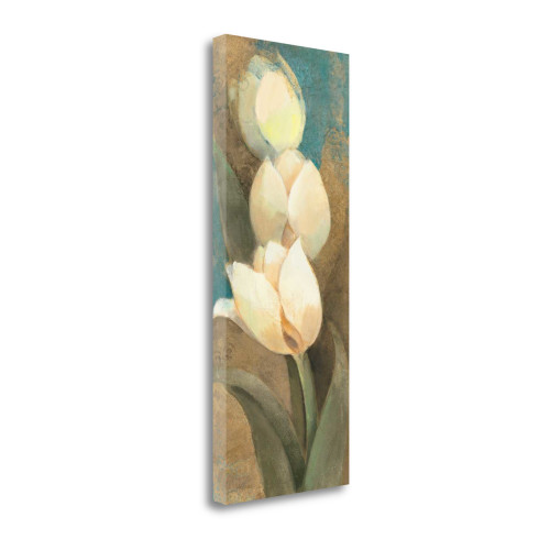Tulip Trio Panel 1 Wrapped Canvas Print Living Room Wall Art