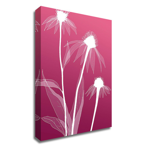 "Floral 5" Wrapped Canvas Print Wall Art