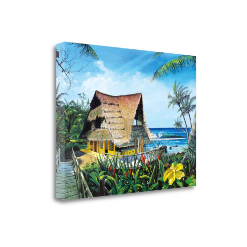 Hawaiian Hideaway 2 Wrapped Canvas Print Wall Art