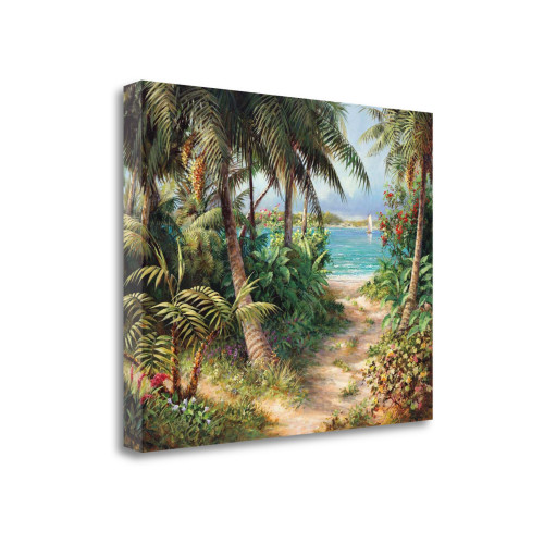 Bahama Sail 2 Wrapped Canvas Print Wall Art