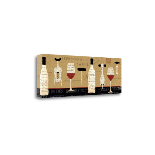 Evening In Paris 19 Wrapped Canvas Print Living Room Wall Art