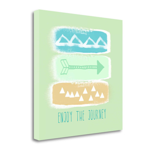 Enjoy The Journey 2 Wrapped Canvas Print Living Room Wall Art