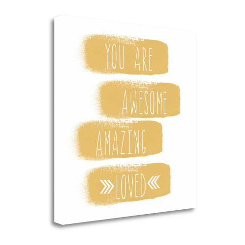 You Are 4 Wrapped Canvas Print Living Room Wall Art