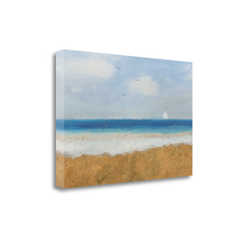 Beach Horizon 2 Wrapped Canvas Print Wall Art