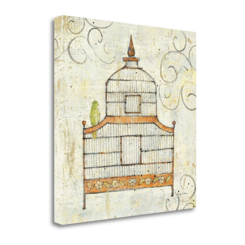 Bird Cage III Wrapped Canvas Print Living Room Wall Art