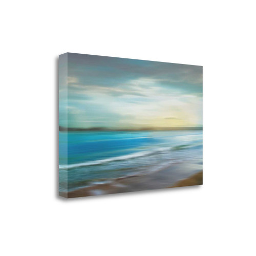 Ocean Plains 4 Wrapped Canvas Print Wall Art