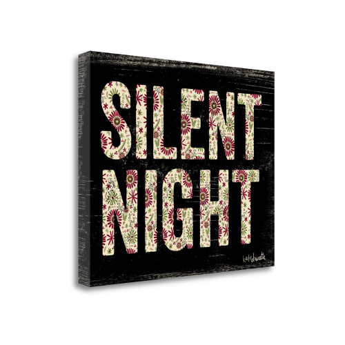 Silent Night 5 Wrapped Canvas Print Living Room Wall Art