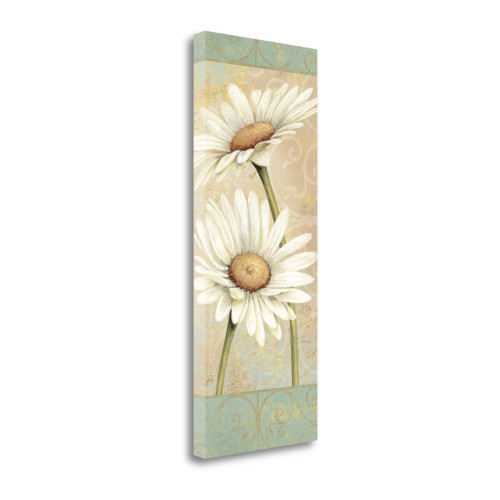 Beautiful Daisies II Wrapped Canvas Print Living Room Wall Art