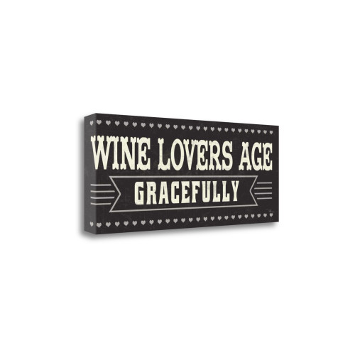 Wine Lovers IV Wrapped Canvas Print Living Room Wall Art