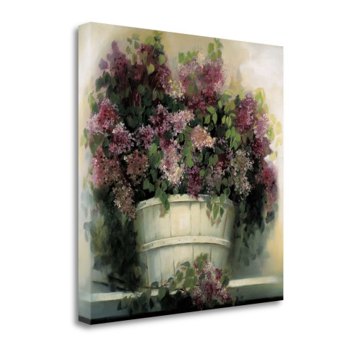 Lilac Gathering 3 Wrapped Canvas Print Wall Art
