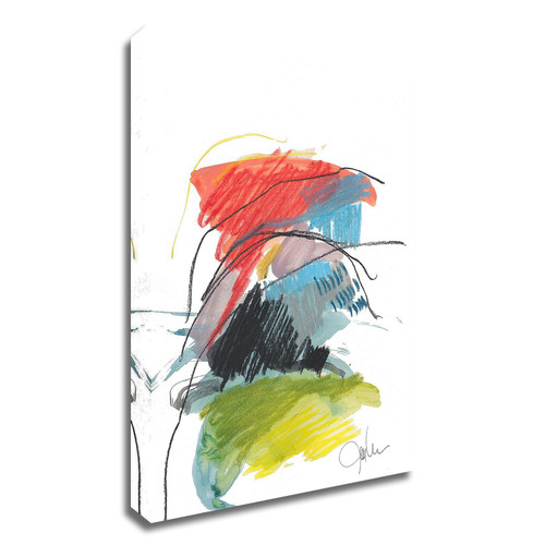 "Abstract Landscape No. 40" Wrapped Canvas Print Wall Art