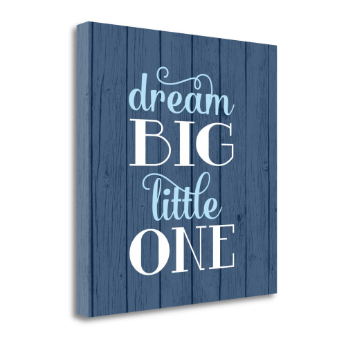 Dream Big Boy 4 Wrapped Canvas Print Living Room Wall Art
