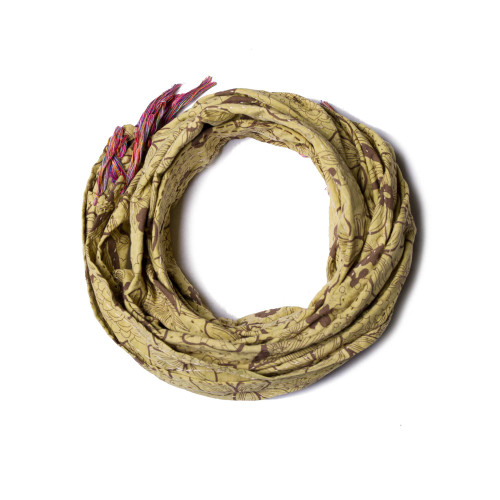 18" x 72" 100% Cotton Multicolor Scarf