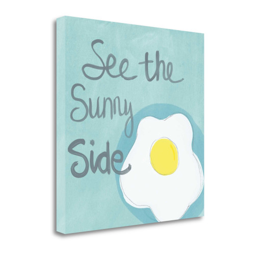 Sunny I Wrapped Canvas Print Living Room Wall Art