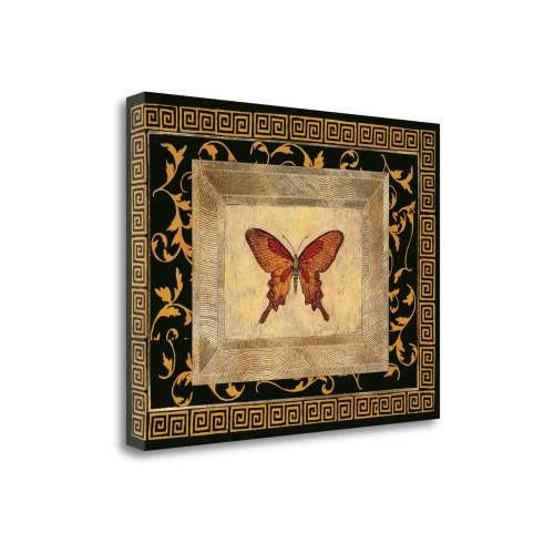 Winged Ornament I Wrapped Canvas Print Living Room Wall Art