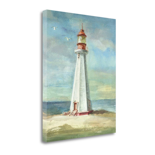 Lighthouse III Wrapped Canvas Print Living Room Wall Art