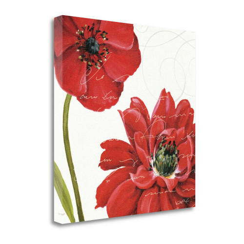 Rouge Paris II Wrapped Canvas Print Living Room Wall Art