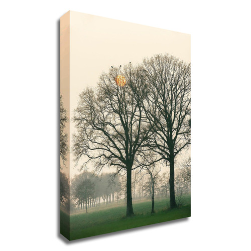 "Preparing For Sunset" Wrapped Canvas Print Wall Art