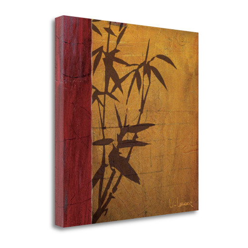 Modern Bamboo I Wrapped Canvas Print Living Room Wall Art