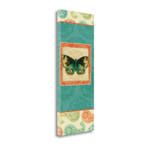Folk Floral VI Wrapped Canvas Print Living Room Wall Art