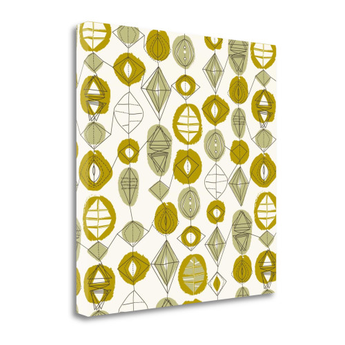 Atomic Art 3 Wrapped Canvas Print Wall Art