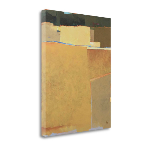 Bean Field 2 Wrapped Canvas Print Living Room Wall Art