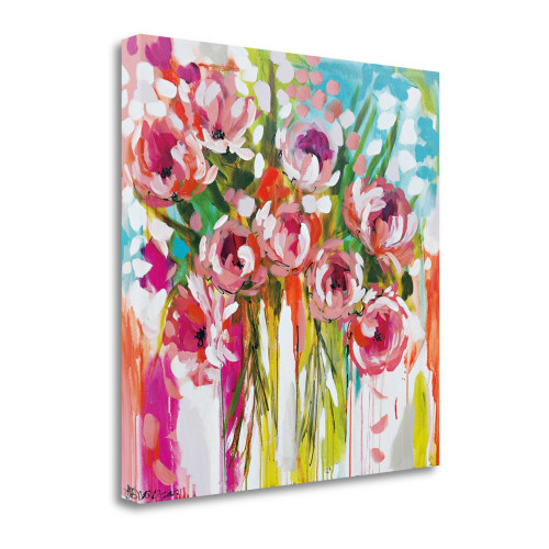 Sunburst Symphony 4 Wrapped Canvas Print Wall Art