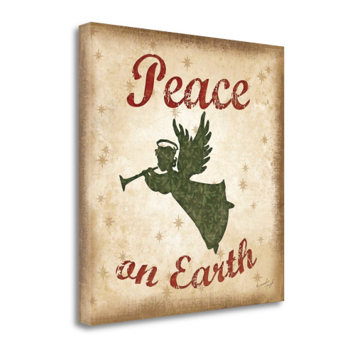 Peace On Earth 12 Wrapped Canvas Print Living Room Wall Art