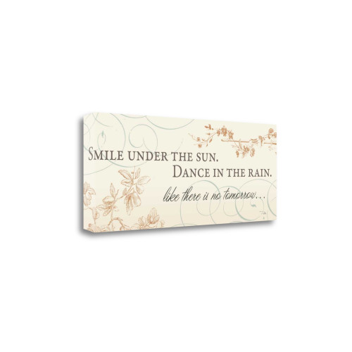 Smile Under The Sun 2 Wrapped Canvas Print Living Room Wall Art