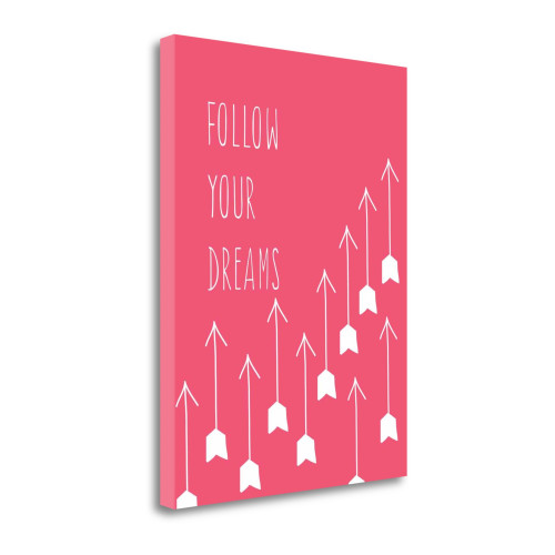 Follow Your Dream 10 Wrapped Canvas Print Living Room Wall Art