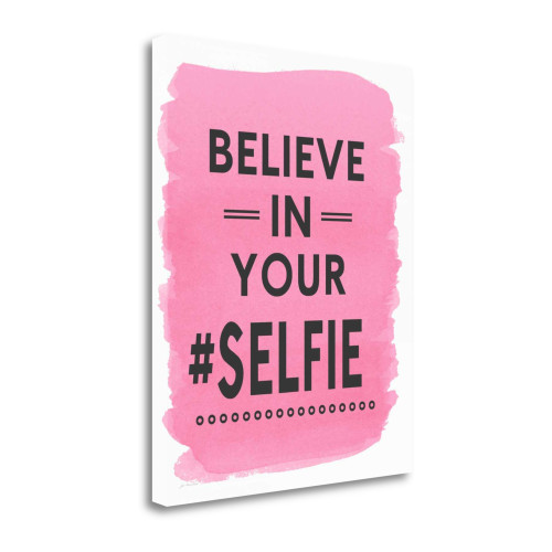 Selfie 6 Wrapped Canvas Print Wall Art