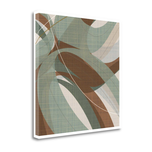 Mint Ripple 1 Wrapped Canvas Print Wall Art