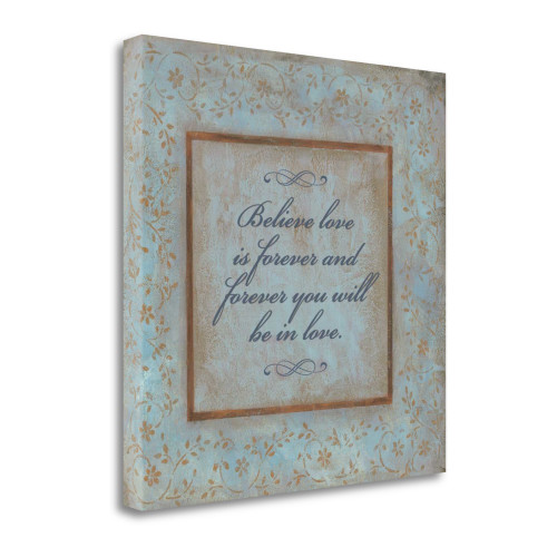 Love Is Forever 2 Wrapped Canvas Print Living Room Wall Art
