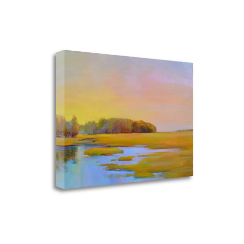 Summer Marsh 2 Wrapped Canvas Print Living Room Wall Art