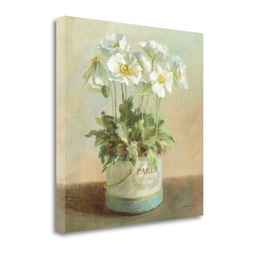 Tres Chic Poppies 3 Wrapped Canvas Print Living Room Wall Art