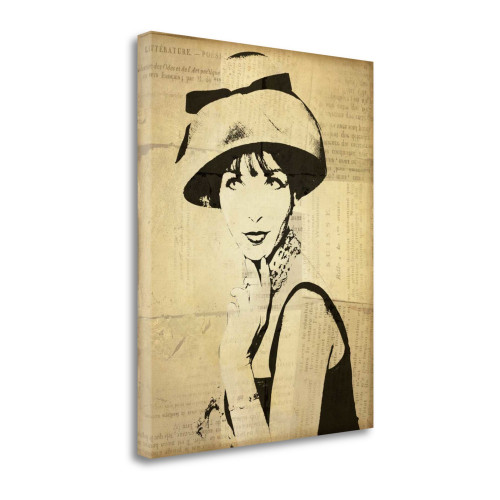 Fashion News I Wrapped Canvas Print Living Room Wall Art