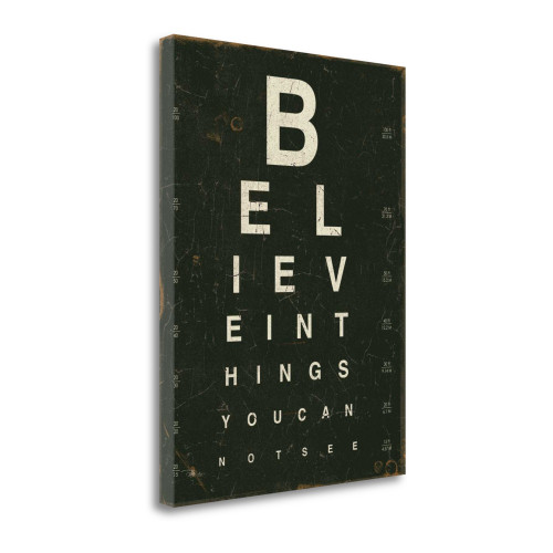 Eye Chart III Wrapped Canvas Print Living Room Wall Art