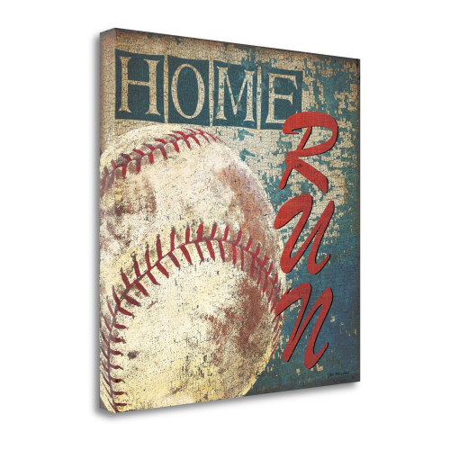 Home Run 4 Wrapped Canvas Print Living Room Wall Art