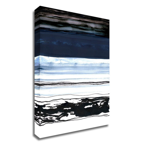 "Strata 2" Wrapped Canvas Print Wall Art