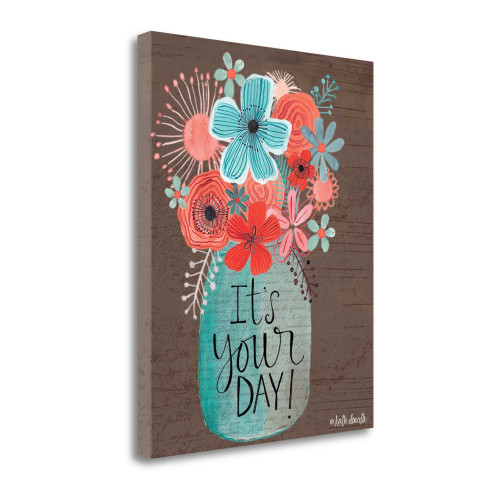 Its Your Day 2 Wrapped Canvas Print Living Room Wall Art