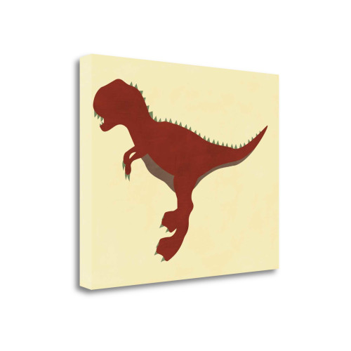 Dino II Wrapped Canvas Print Living Room Wall Art