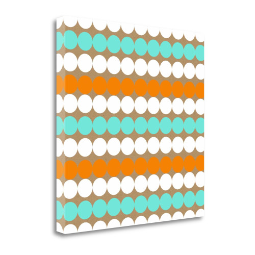 Birthday Dots 2 Wrapped Canvas Print Living Room Wall Art