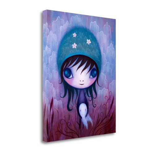 Big Furry Fuzzy Thing Wrapped Canvas Print Living Room Wall Art